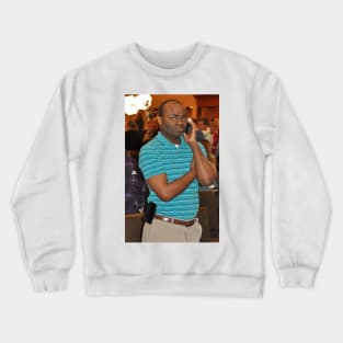 Black Guy on the Phone Crewneck Sweatshirt